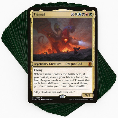 mtg tiamat commander deck Tiamat