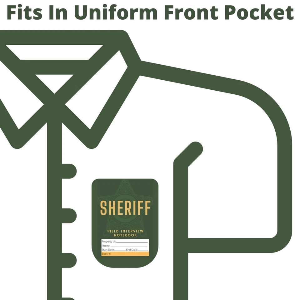 Law Enforcement Incident Report Notepads, Sheriff, Security & Police Gear, ED... - Image 3 of 4