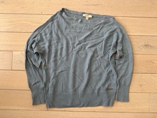 Michael Kors Women s Blue Asymmetrical Sweater Size L