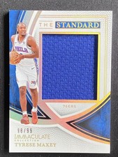Tyrese Maxey 2024-25 Immaculate Collection The Standard Jersey /99 #TST-MAX