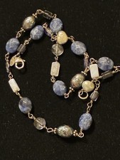 SILPADA STERLING Necklace With Gems Fantastic Piece