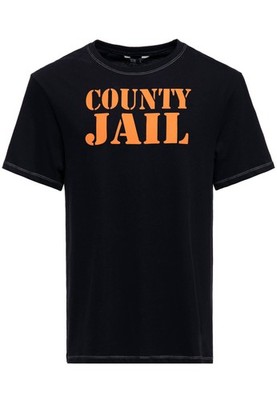 King Kerosin County Jail T-Shirt Herren Shirt schwarz 47070
