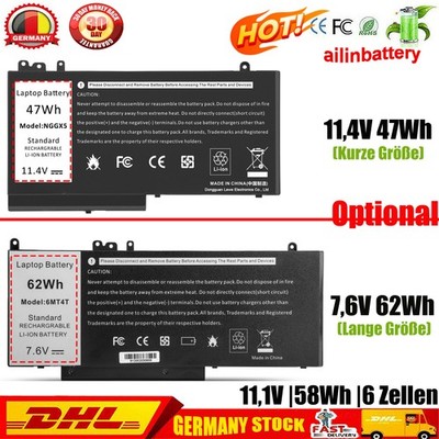  6MT4T /NGGX5 Akku für Dell Latitude E5270 E5470 E5570 Precision 3510 M3510 NEU