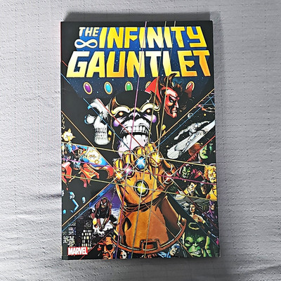 Marvel The Infinity Gauntlet Trade Paperback Graphic Novel Jim Starlin Perez