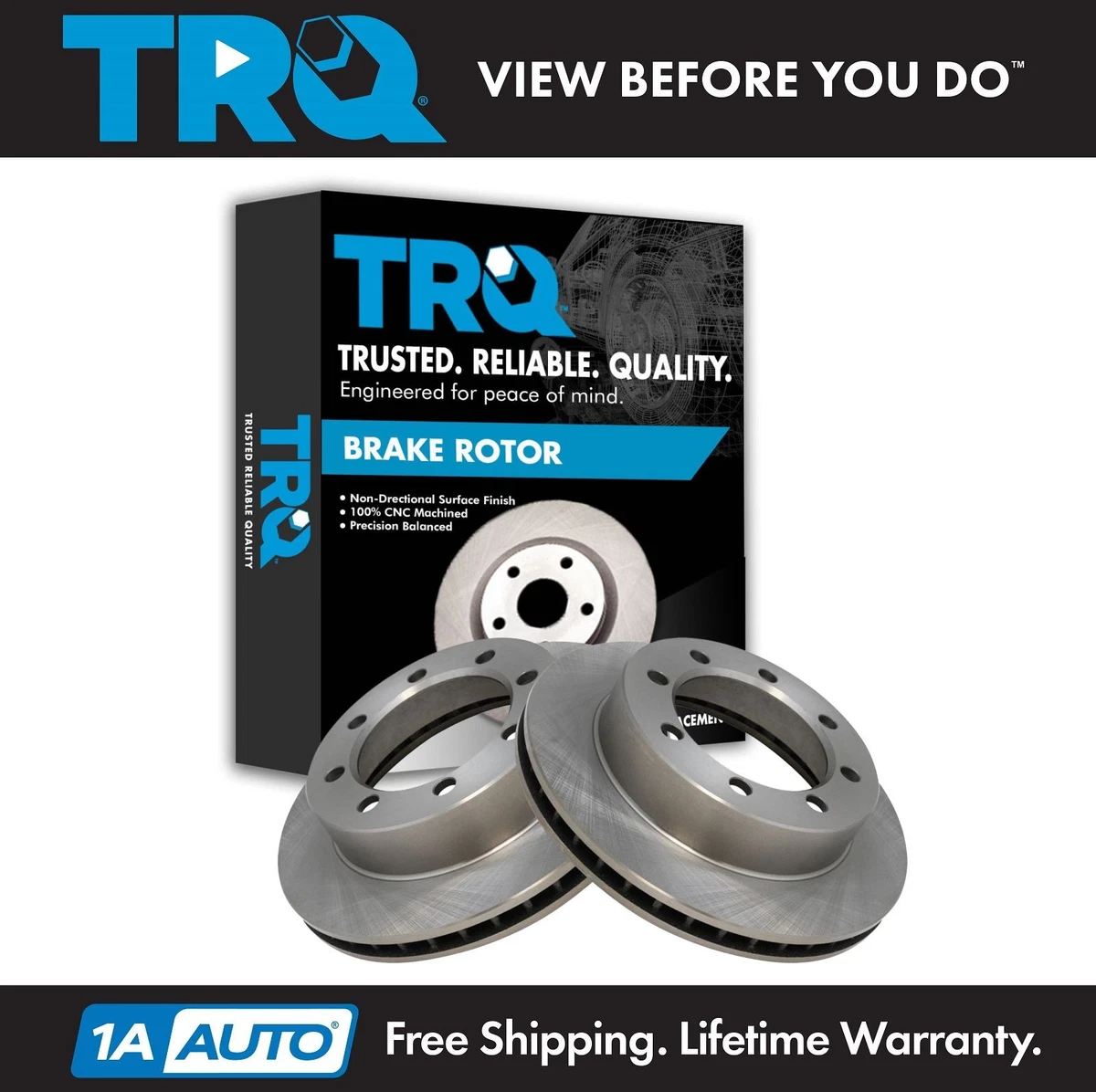 HiQ Front Brake Rotors Set SD4136