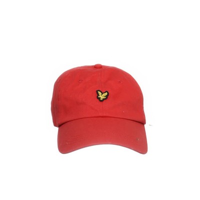 Lyle & Scott, Baseball-Mütze, Größe: 52-54, Bio-Baumwolle, Rot #Edn