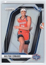Aaliyah Edwards - 2024 Prizm WNBA - Silver Prizms #142 - Rookie - Mystics