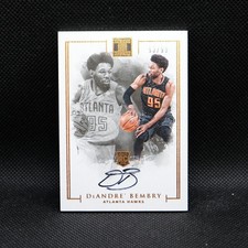 2016-17 Panini Impeccable DeAndre' Bembry Rookie Autograph /99