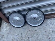 2 pcs Shopping Cart Wheels Replacement 8" X 1"