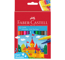 FABER-CASTELL Filzstifte farbsortiert, 12 St.