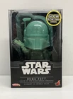 Star Wars Boba Fett Hot Toys Cosbaby Bobble-head Glow In The Dark Green Version