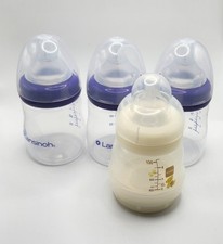 4 Pc. Infant Bottle Lot, 3 5 Oz Lansinoh, 1 4 Oz Mam, New Without Box