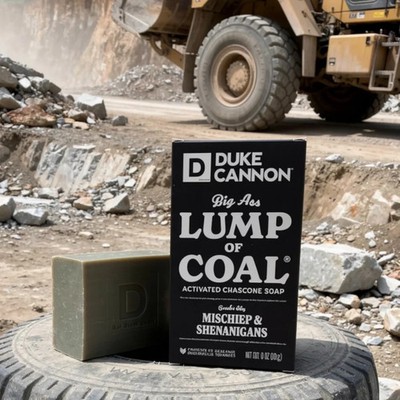 Duke Cannon Duschseife ''Lump of Coal'' mit Aktivkohle