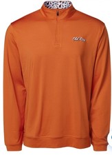 Old Row Pullover Tailgate Quarter Zip Burnt Orange Lightweight L/ Large