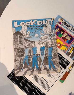 3 x  Lookout Records 1997 1998 and 1998 Flyer Operation Ivy Greenday Pansy