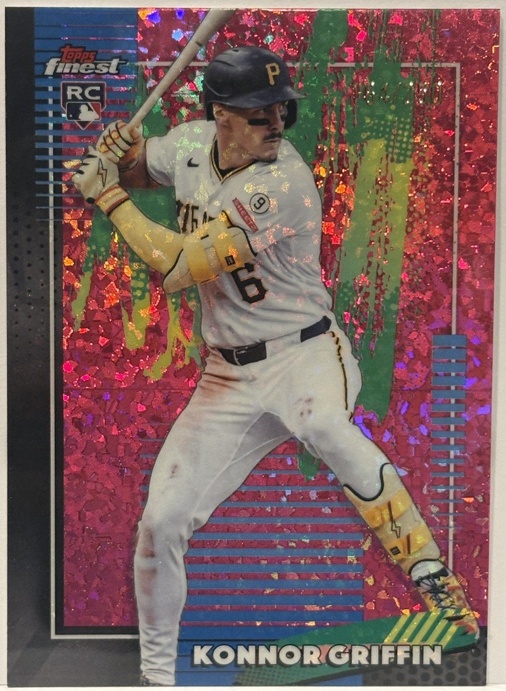 🔥⚾️ 2026 TOPPS FINEST KONNOR GRIFFIN #6 (RC) PINK MINI DIAMONDS  164/250 💎