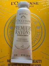 L'Occitane Premiers Rayons Perfumed Hand Cream. .34oz, 10ml