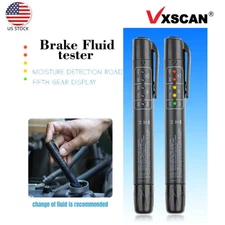 Brake Fluid Oil Moisture Tester Pen 5LED Mini Indicator for Auto Diagnostic Tool