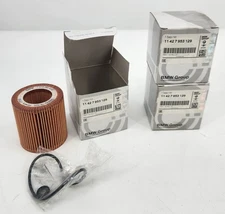 NEW Lot of 3 BMW Genuine Oil Filter Kit 11 42 7 953 129 OEM With O-Rings