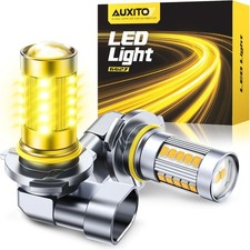 9006 Hb4 Yellow Led Fog Light Bulbs 13000lm 3000k Amber 27 Csp Chips 2 Pack Ip68