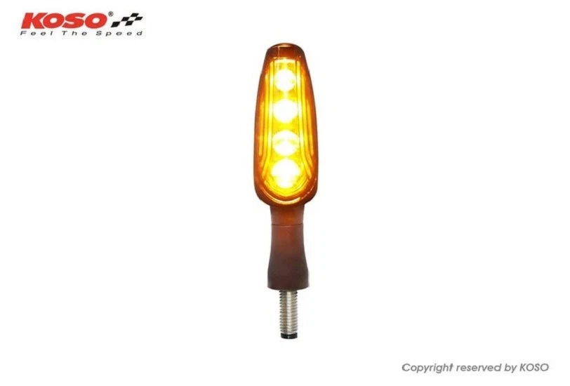 KOSO Led Blinker Z3 paarweise - Schwarz - Bild 4 von 4