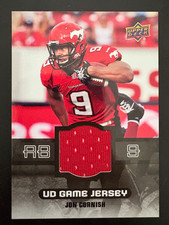2014 Upper Deck CFL Calgary Stampeders Jon Cornish Jersey Card
