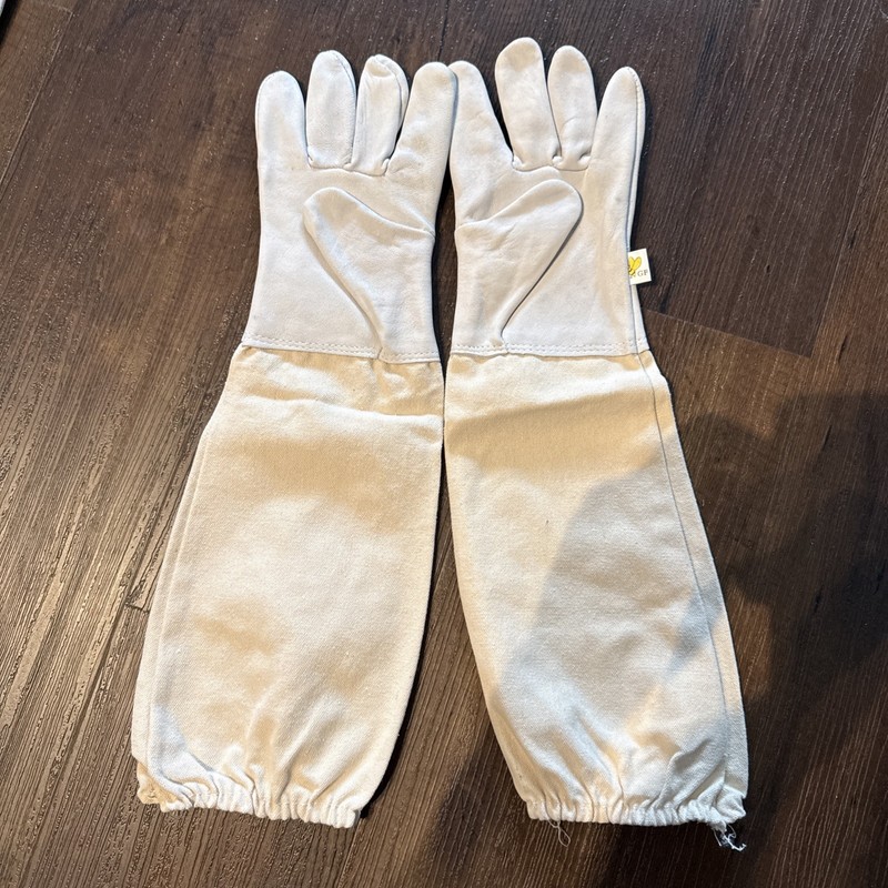 Alles XXL Goat Leather Goat Skin Beekeeping Gloves with Vented Sleeves, 1 Pair
