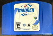 EA SPORTS Madden NFL 2001 Nintendo 64 N64 Football Game NTSC-U/C 2001