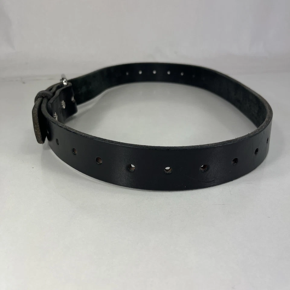 Cinturón de trabajo Hanks Belts Gunner utilitario de cuero negro - Hecho en EE. UU. - Para hombre talla 38 Foto 3 de 4