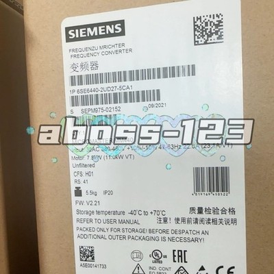 SIEMENS 6SE6440-2UD27-5CA1 Frequency converter#1pcs New In Box