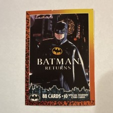 1992 Topps Batman Returns Batman #1 
