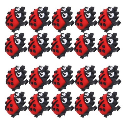 30 Pcs Ladybug Pen Clip Pencil Clips for Kids Decorative