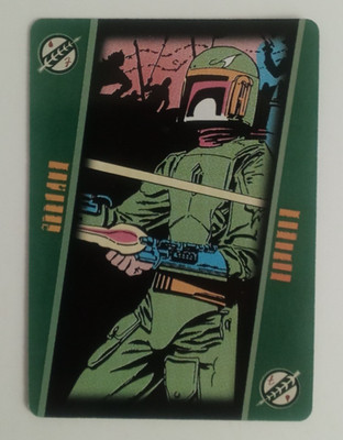 Disney Star Wars Boba Fett Playing Card Bounty Hunter wild Card (B)