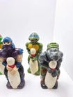 Vintage TMNT Teenage Mutant Ninja Turtles Lot of 6 Bowling Pin Figure Loose