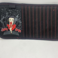 Car Sun Visor Storage Disc Dvd Holder Black Case Organizer 10 Cd Betty Boop