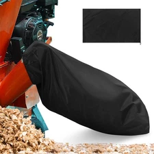 Black Wood Leaf Chipper Shredder Collection Bag For Craftsman 24"x48"
