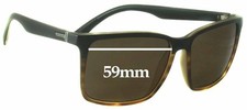 SFx Replacement Sunglass Lenses fits Von Zipper Lesmore - 59mm Wide