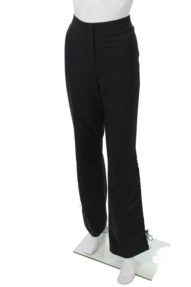 Pantalones de vestir para mujer Cambio negro con cordón entrepierna de 30 pulgadas talla 14 Foto 2 de 4