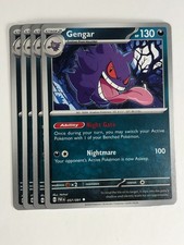 Pokemon TCG Paldean Fates 4x Playset Gengar 0...
