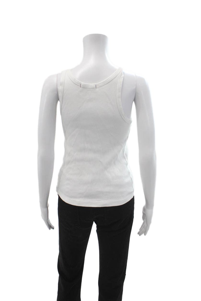 Amo Women Basic Sleeveless Solid Yellow Cotton Ro… - image 9