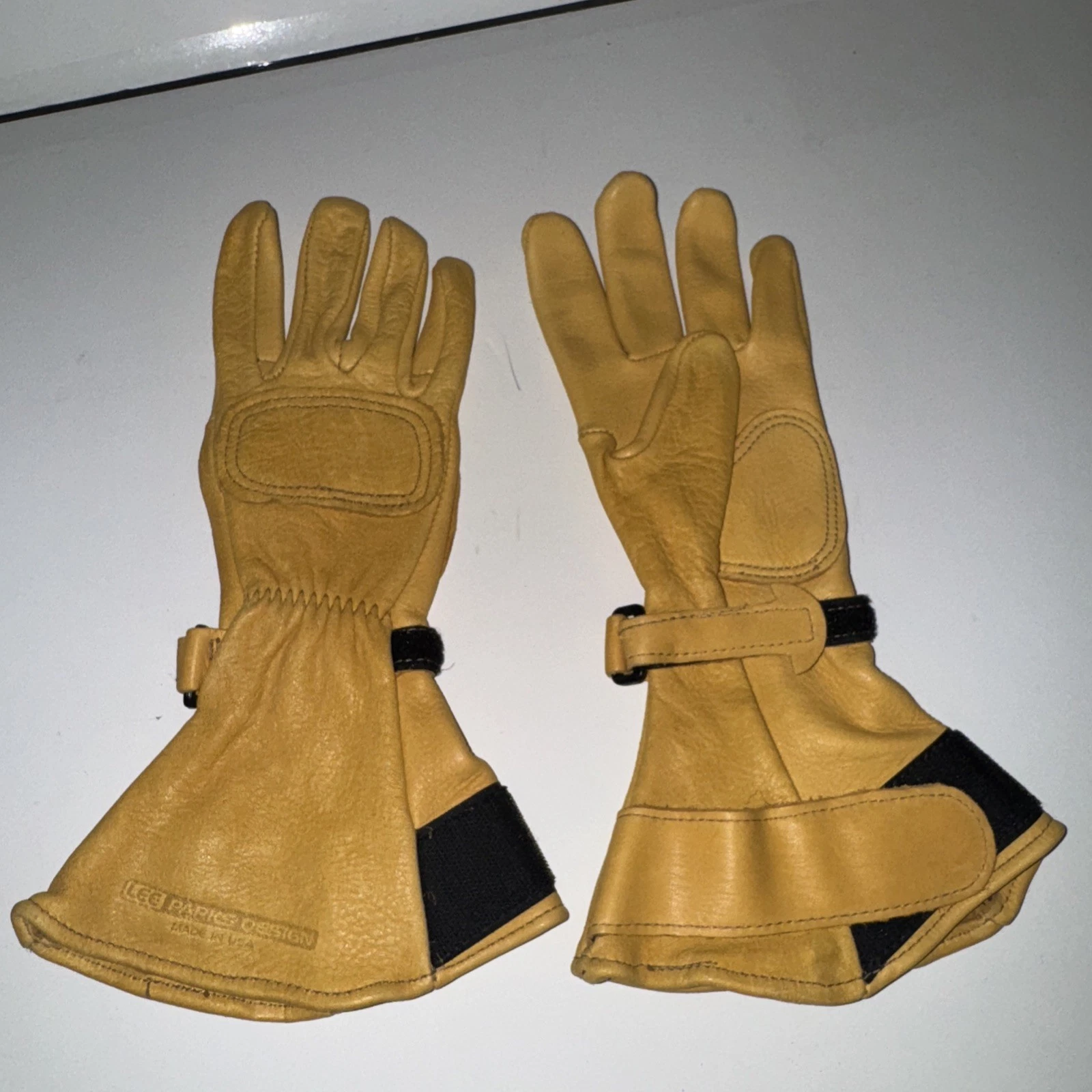 Lee Parks Design Leather Motorcycle Gloves SIZE XXS Made USA Elkskin Deerskin
Opens in a new window 