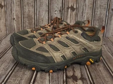 Sz 9.5 Wide Mens Merrell Moab 3 GTX Walnut Suede Hiking Low Boots Sneakers Shoes