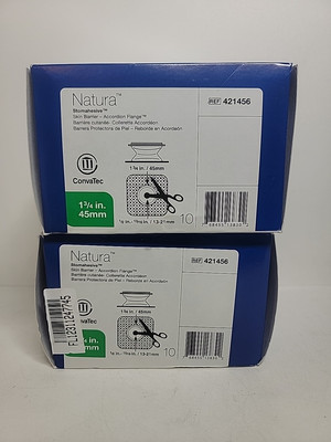 *20 PACK* ConvaTec 421456 Natura Accordion Flange Cut-To-Fit Skin Barrier 1 3/4''