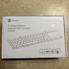 iClever Keyboard Folding Bluetooth usb Touchp...