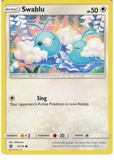 Swablu 57/70 Common Dragon Majesty Pokemon LP