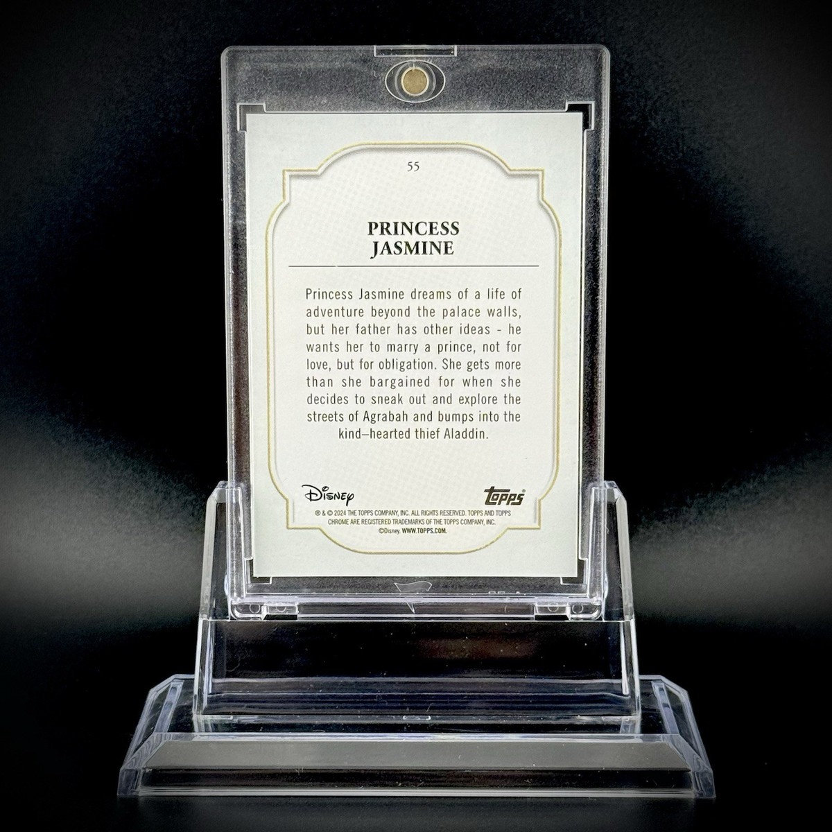 Princess Jasmine Gold Sapphire 26/50 GEM MINT 2024 Topps Chrome