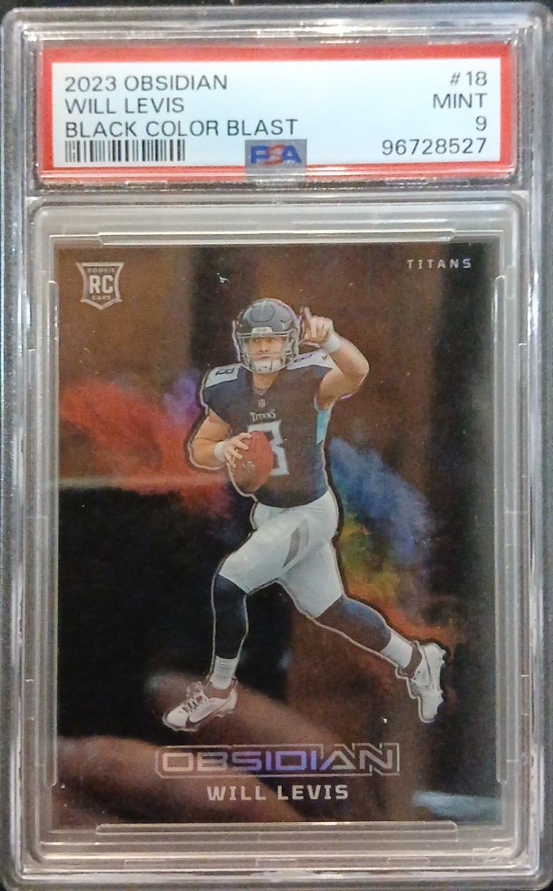 2023 Panini Obsidian Black Color Blast#18 Will Levis