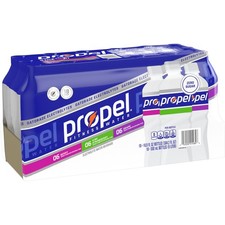 Propel Electrolyte Water Variety Pack Zero Sugar Vitamins C E 16.9oz 18 Pack 