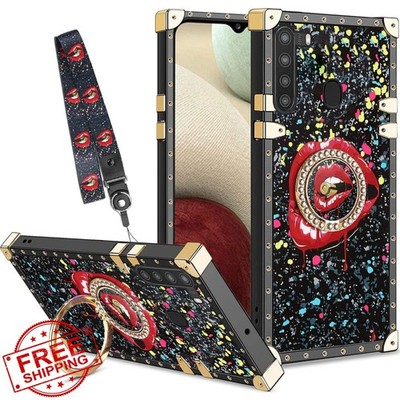 Annyojo A21 Black Lips Glitter Case