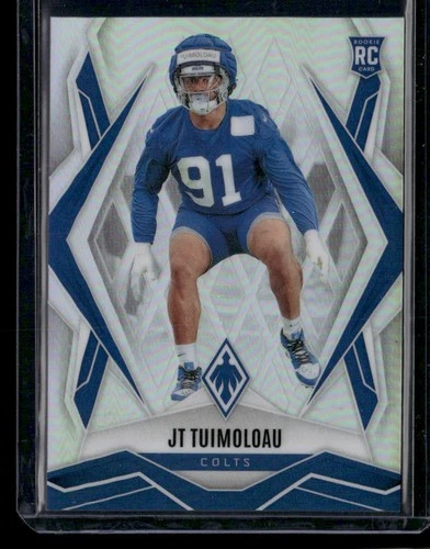 2025 Panini Phoenix JT Tuimoloau 218 Indianapolis Colts Silver Rookie